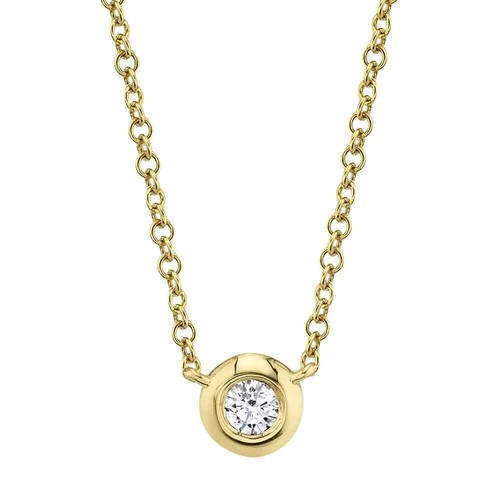 Pendentif collier solitaire - collier,