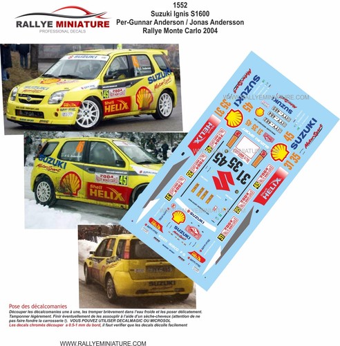 Decals ref 1552 suzuki - ref,