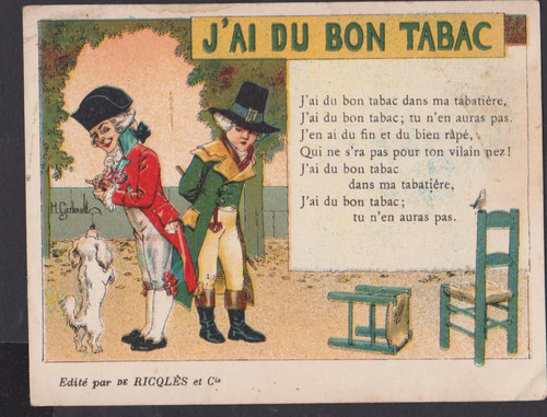Ancien chromo publicitaire - ancien,