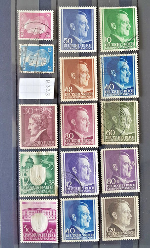 B328 pologne lot timbres - lot,