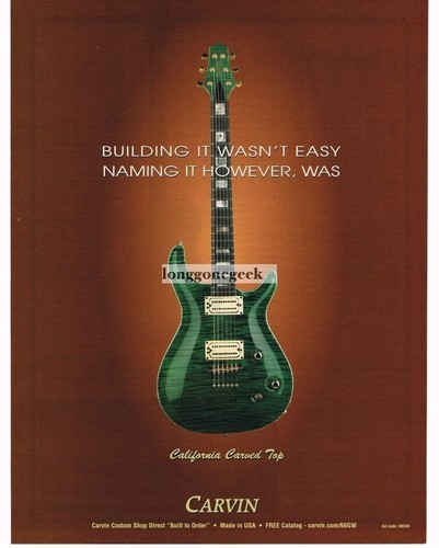 2005 carvin california carved - 2005,