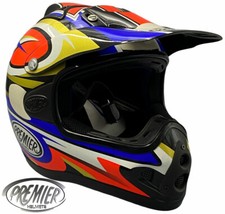 CASQUE PREMIER CRX PR3 CARBONE  FULL FACE HELMET VINTAGE SX/MX MOTOCROSS