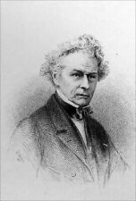 Portrait du COMPOSITEUR Napoléon Henri REBER (1807/1880) - Gravure du 19e siècle