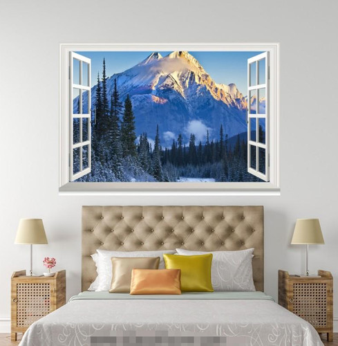 Neige forêt arbre - 3d,