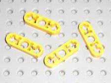 4 x LEGO TECHNIC yellow Beam