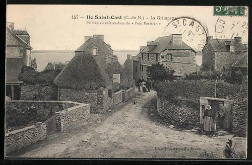 Cpa ile saint - ile, saint-cast