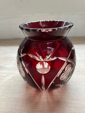 VASE BOULE CRISTAL BOHEME