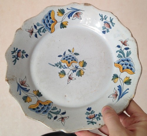 Ancienne assiette faience - ancienne,
