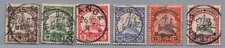 Colonies allemandes Afrique orientale allemande n° Michel lot de 11 à 16 obli...