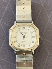 Montre  Emile Péquignet Octogonale acier et or 18k