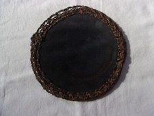 napperon socle globe rond ancien de mariée