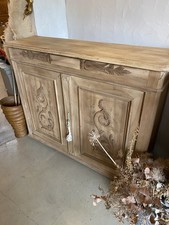 BUFFET NOYER  DÉCAPÉ BRUT 2 PORTES