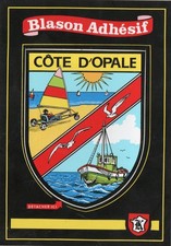 BLASON ADHESIF  COTE D'OPALE