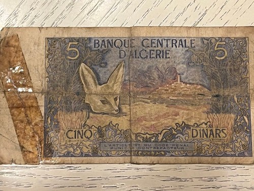 Billet dinars algérie - de,