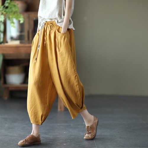 Femme coton court - coton, pantalon