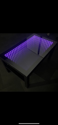Table basse miroir infini - miroir,