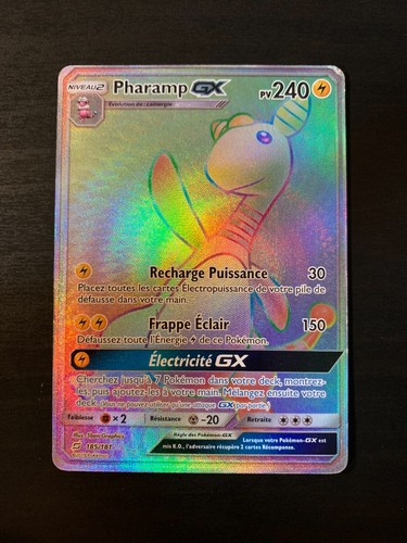 Carte pokémon pharamp gx - carte,