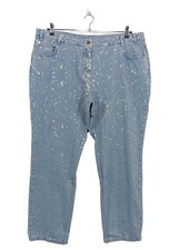 SPORTALM Jeans taille haute Dames Jeans T EU 48 bleu style décontracté