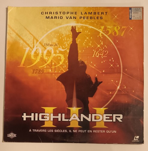 Laserdisc highlander - laserdisc,