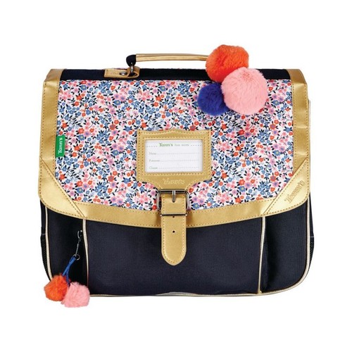 Cartable tann bleu motif - tann's,