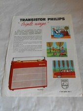 vintage radio philips NL4F96T triple usage transistor for car or home 1960
