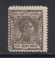 GUINÉE ESPAGNE 1907 NEUF MNH EDIFIL 51 SCOTT 66 LOT 1