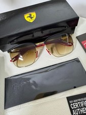 Lunettes De Soleil Ferrari Ray Ban Neuve 