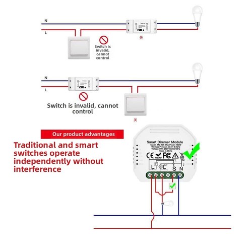 Module commutateur variateur