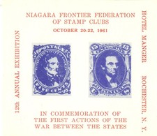 United States 1961 Minisheet