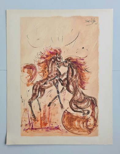 Tableau chevaux fantastiques - chevaux,