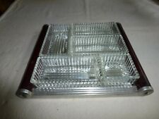 PLATEAU SERVITEUR 5 COMPARTIMENTS APERO ART DECO