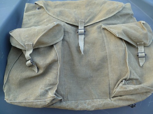 Véritable sac dos vintage - dos,