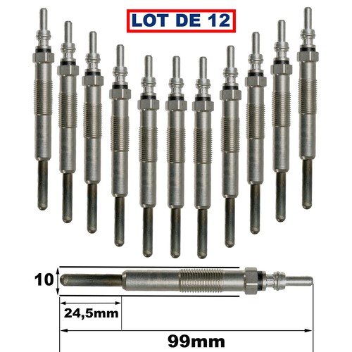 12x bougie préchauffage - bougie,