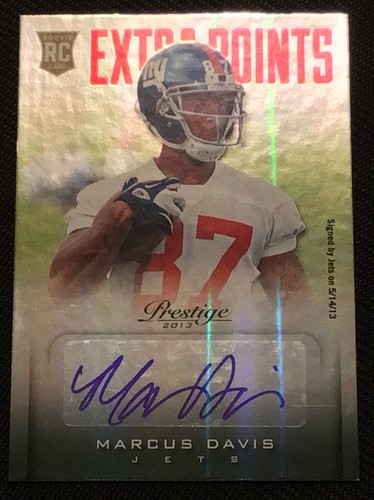 Marcus davis panini authentic - davis,