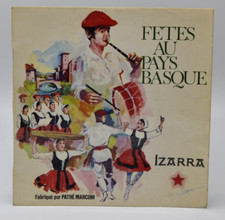 disque vinyle 45 tours fetes au pays basque izarra