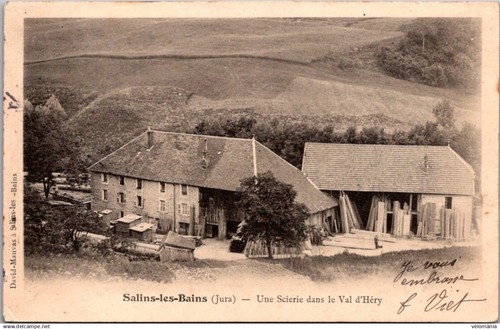 S20898 cpa salins les - 39, bains