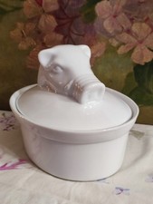 TERRINE EN PORCELAINE BLANCHE