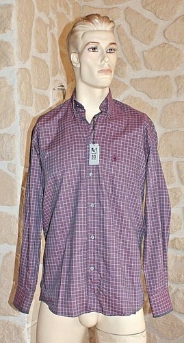 Chemise marron bordeaux neuve - chemise, marron/bordeaux