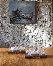 2 Voitures Vintage En Cristal, Hofbauer Collection