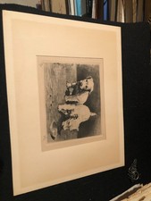 gravure numérotée signé