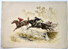 REBOUR "Saut d'obstacle" - XXe