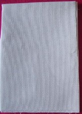 point de croix AIDA 7.2  BLANC