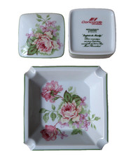 Concorde Boite et Cendrier Porcelaine Eugénie de Montijo Bernardaud Air France