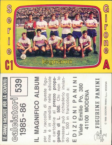 Legnano équipe 539 - legnano,