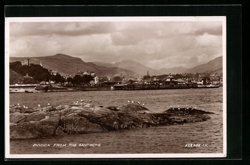 Dunoon from the gantocks - from,