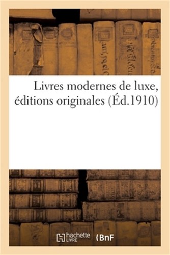 Livres modernes luxe - livres, de