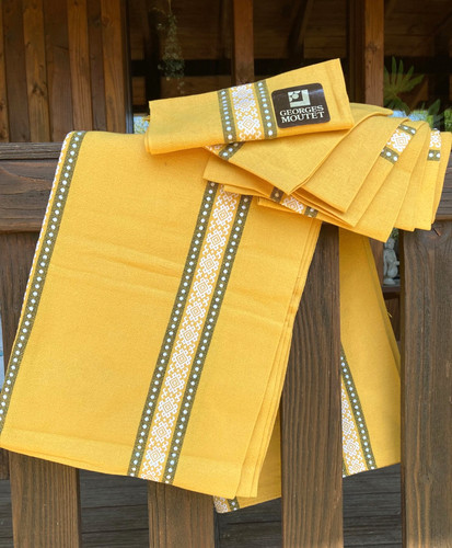 Nappe basque coton - en, jaune