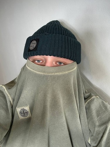 Stone island green hat rare - hat,