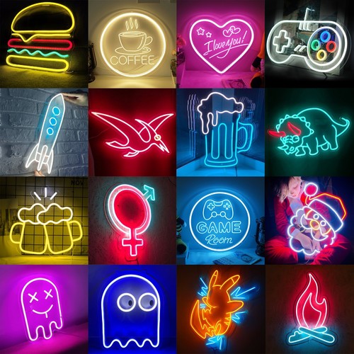 Panneau led néon lumière usb - panneau,