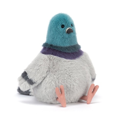 Jellycat grey pigeon - grey, plush